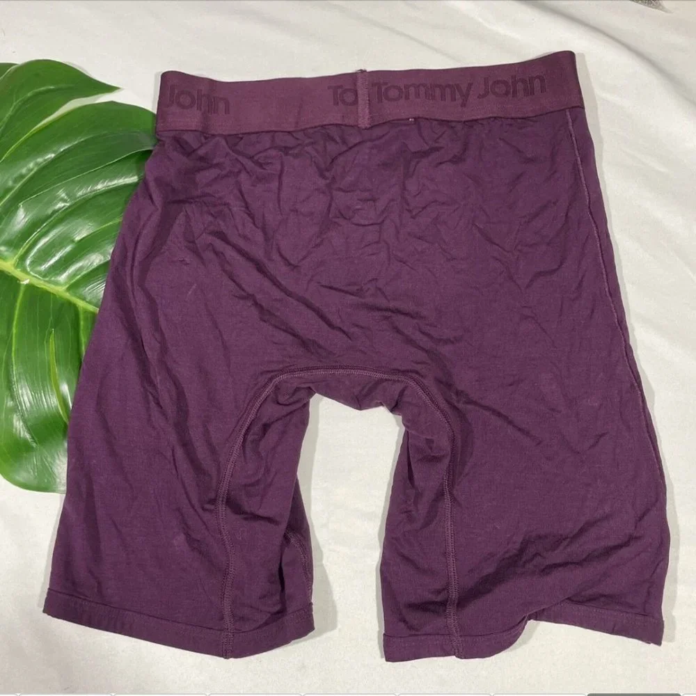 NWD $36 Tommy John [ Small ] Soft Second Skin Boxer Briefs‎ Merlot #5255